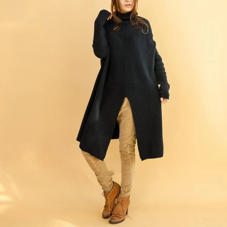 Dark Blue Cotton Sweater Dress Turtle Neck Long Knit Sweaters Knitted Dresses Jersey Fabric Tulle Fabric Batik Fabric Dark Blue Cotton Sweater Dress Turtle Neck Long Knit Sweaters Knitted Dresses Jersey Fabric Tulle Fabric Batik Fabric