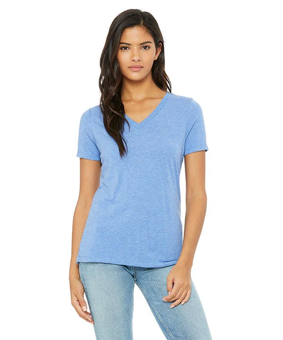 6415 - Bella + Canvas Ladies Relaxed Triblend V-Neck T-Shirt