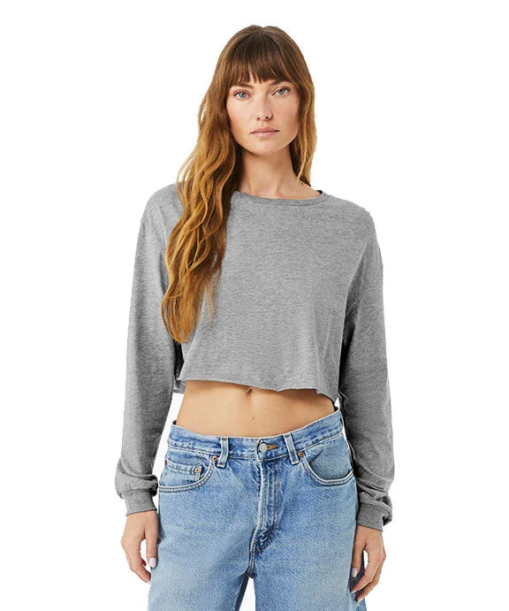 6501B - Bella + Canvas FWD Fashion Ladies Cropped Long-Sleeve T-Shirt