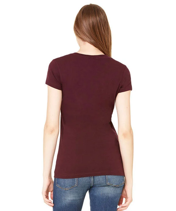 B6005 - Bella + Canvas Ladies Jersey Short-Sleeve V-Neck T-Shirt