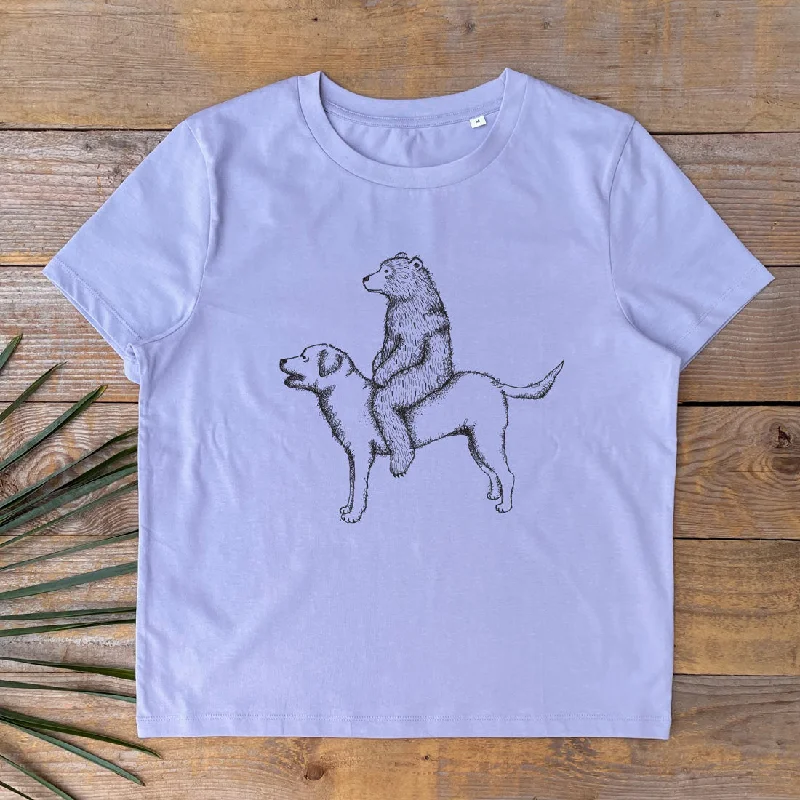 'Bear and Labrador' Women's T-Shirt