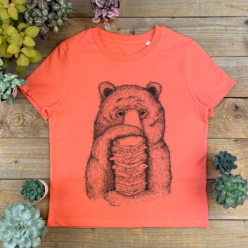 'Bear and Sandwich' Women's T-Shirt