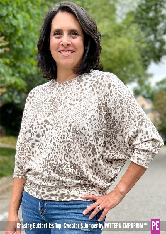 Chasing Butterflies | Batwing Top & Sweater Sewing Pattern