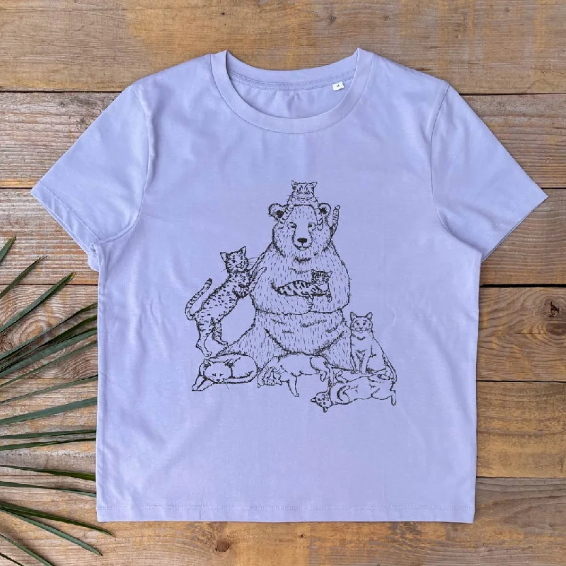 Crazy Cat Bear Women's T-Shirt