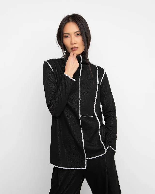 Ozai N Ku Citadel Sweater, Black/White