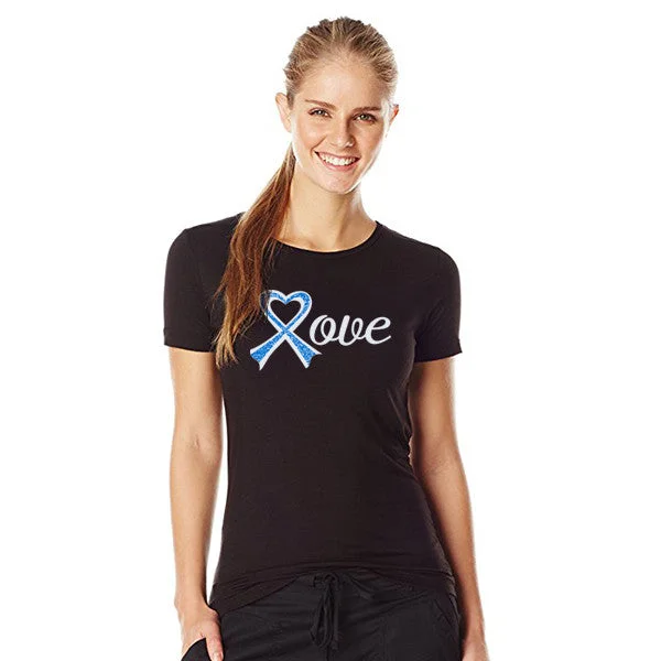 Slim Fit Woman's Short Sleeve T-Shirt - Love