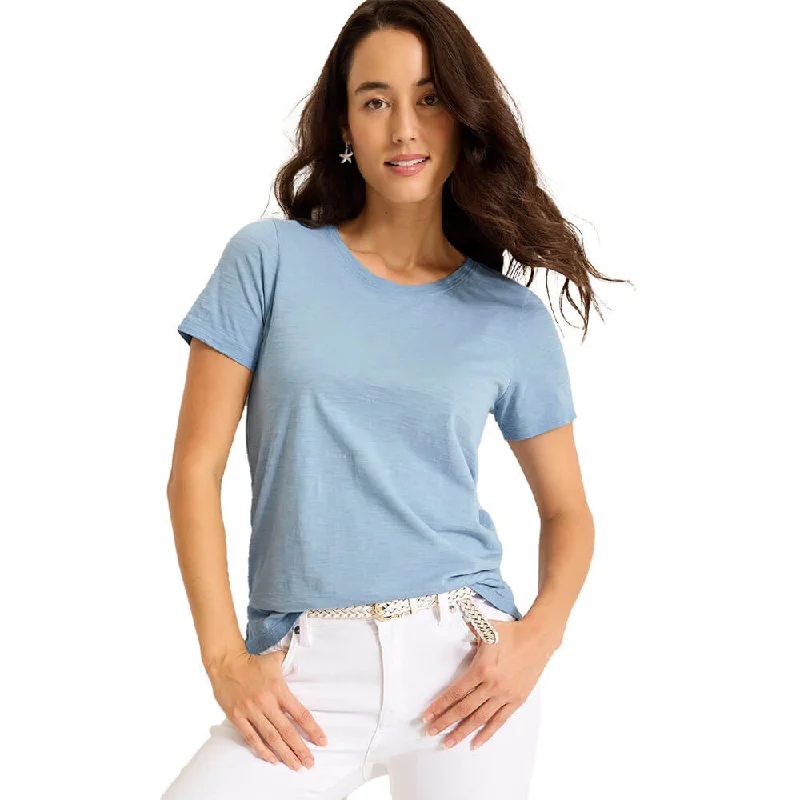 Tommy Bahama Women's Indigo Palms Pigment Dyed T-Shirt - Canyon Sky