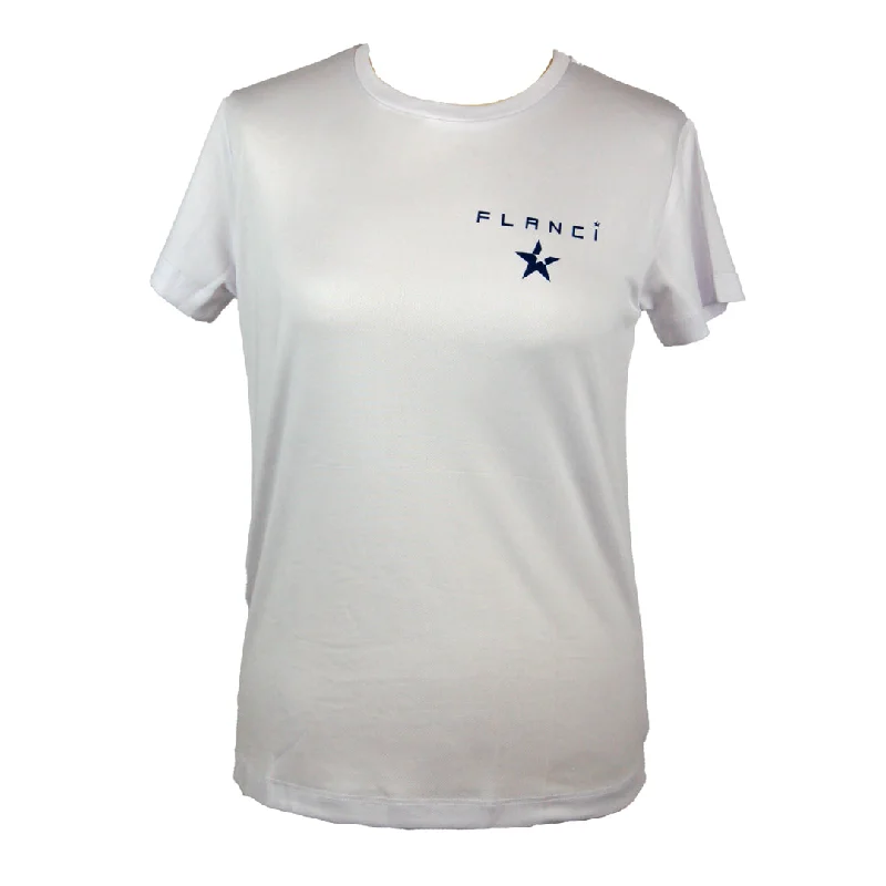 Women's T-Shirt | FLANCI Logo Hi Viz | White