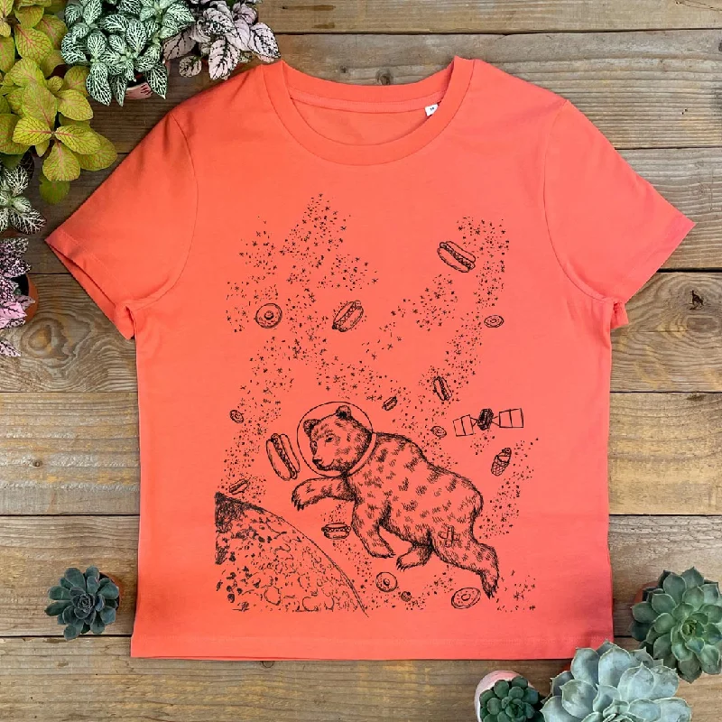 Yum Yum Space Bear Scoop Nec T-Shirt