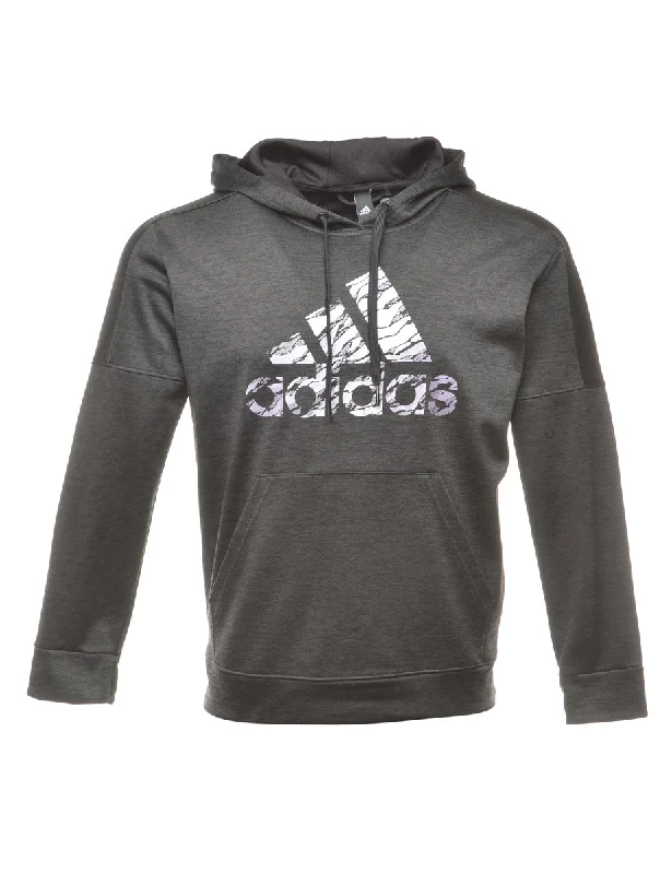 Adidas Hoodie - M Zip Hoodie Drawstring Kangaroo Pocket