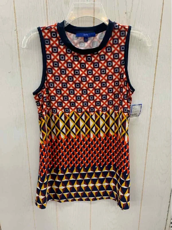 Apt 9 Navy Womens Size Small Tank Top bold tank top