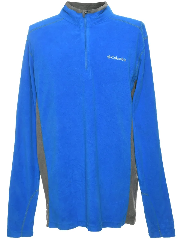 Blue Columbia Fleece Sweatshirt - L