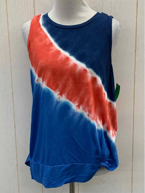 Chaps Blue Womens Size Small Tank Top