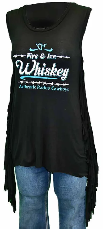 Cowgirl Hardware Women's Fire & Ice Whiskey Tank Top