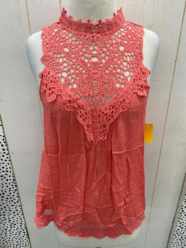 ENTRO Coral Womens Size Small Tank Top