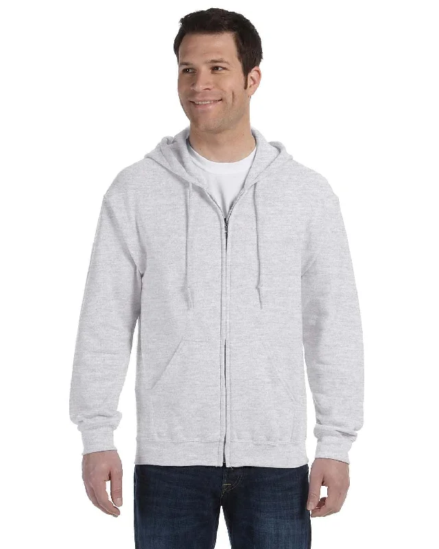 Gildan Heavy Blend 50/50 Full-Zip Hooded Sweatshirt | Ash