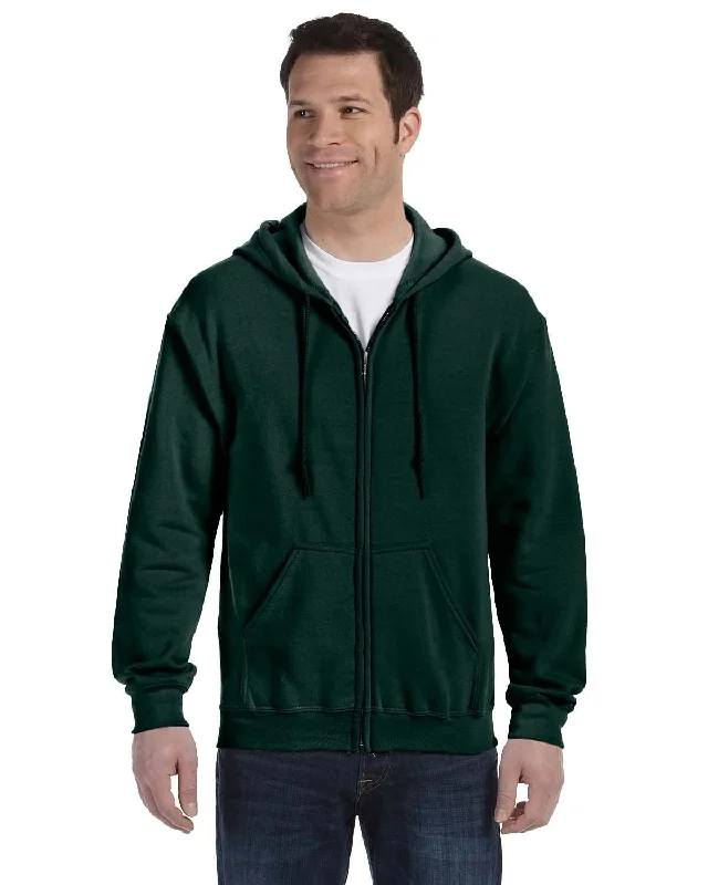 Gildan Heavy Blend 50/50 Full-Zip Hooded Sweatshirt | Forest Green