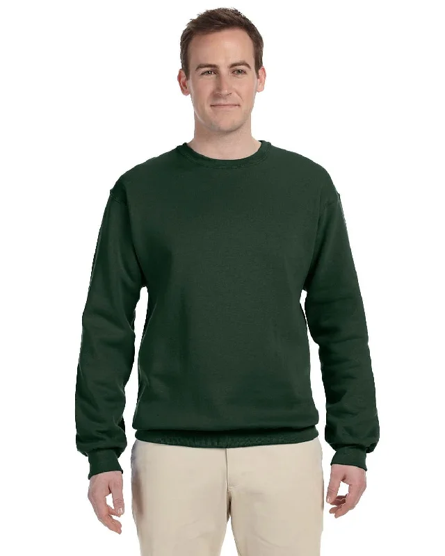 Jerzees 50/50 Crewneck Sweatshirt | Forest Green