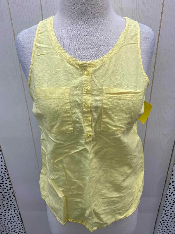 LOFT Yellow Womens Size Small Tank Top