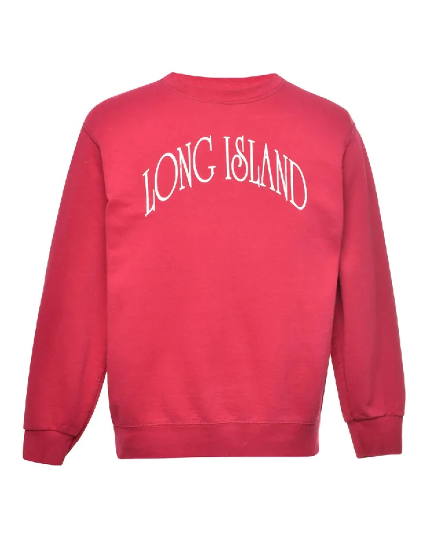 Long Island Printed Sweatshirt - M