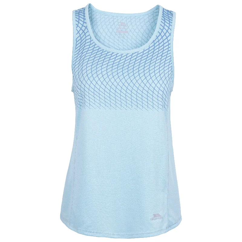 Lopu Womens Active Tank Top in Seafoam