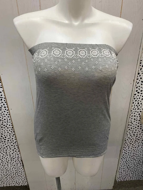 Maurices Gray Womens Size L Tank Top