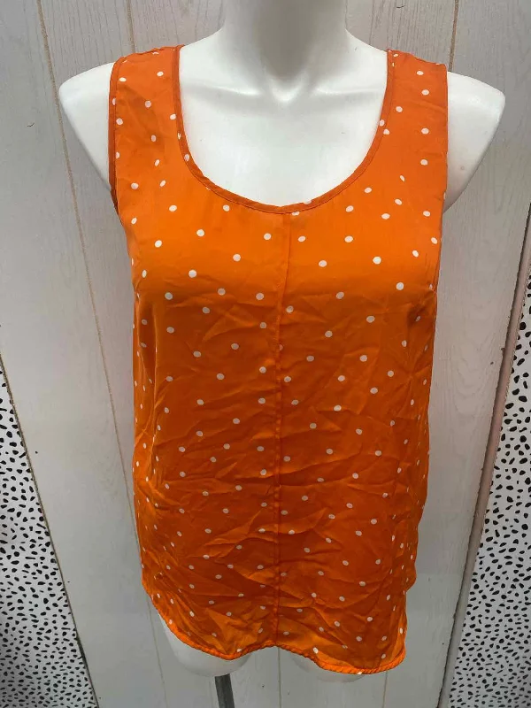 Merona Orange Womens Size L Tank Top