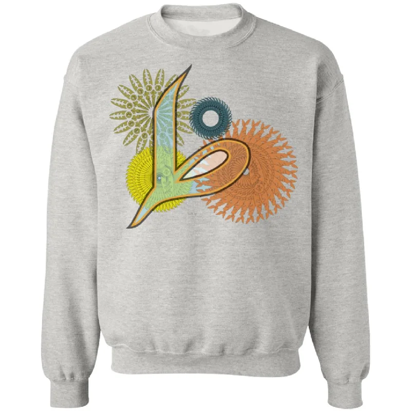 Pullover Sweatshirt with Arabic Initial - 'Ṭā' (ط)