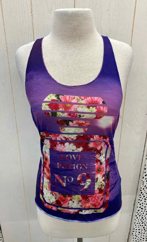 Purple Womens Size Small Tank Top