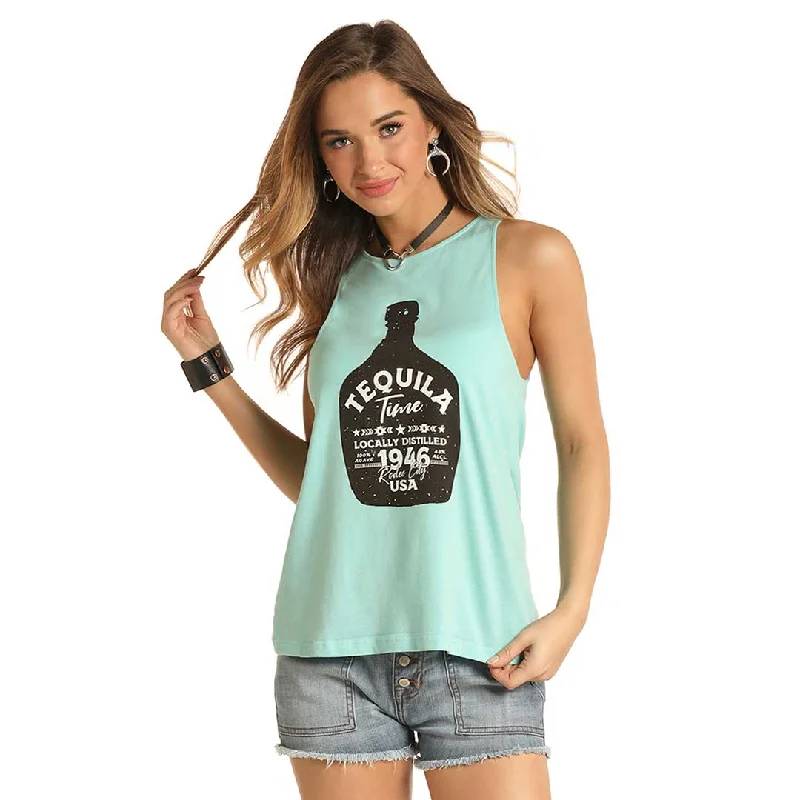 Rock & Roll Cowgirl Women's Graphic Tank Top