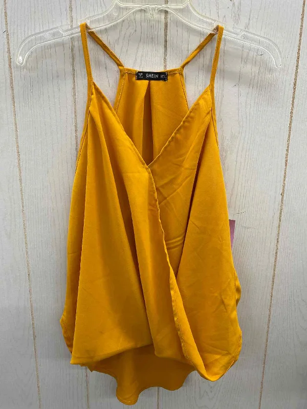 Shein Orange Junior Size Small Tank Top