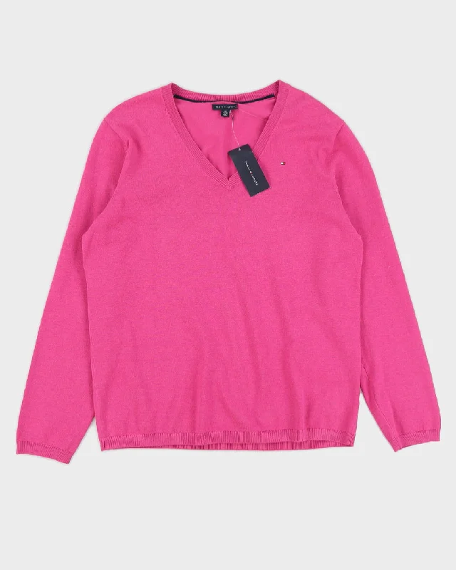 Tommy Hilfiger Women's Pink Sweatshirt - XL