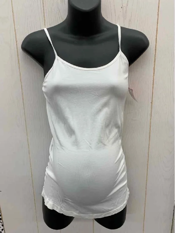 White Maternity Size M/L Tank Top