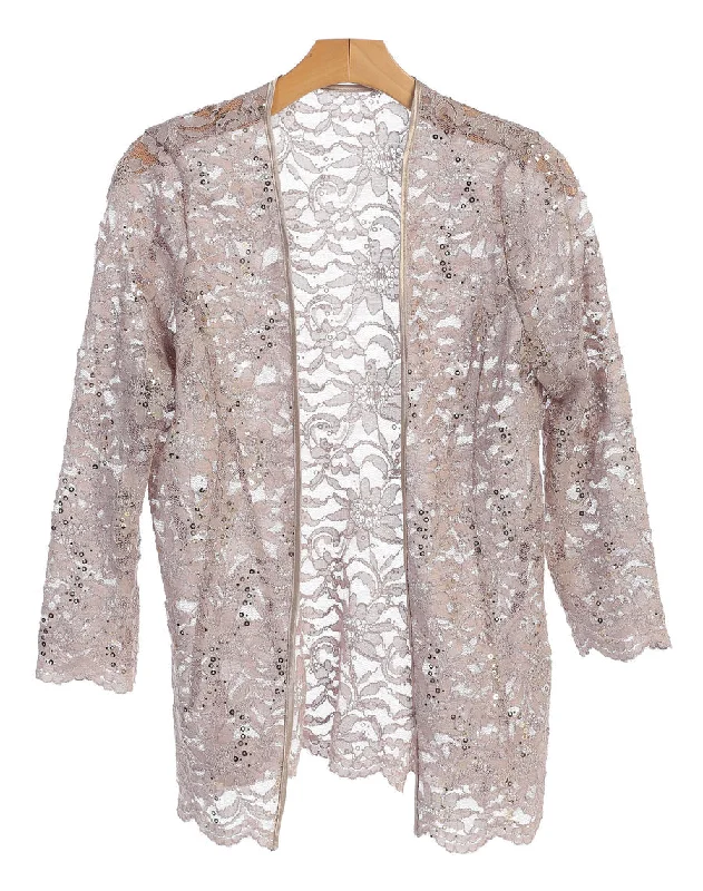 Cocoa L Formal Lace Scallop Edge Jacket Sale