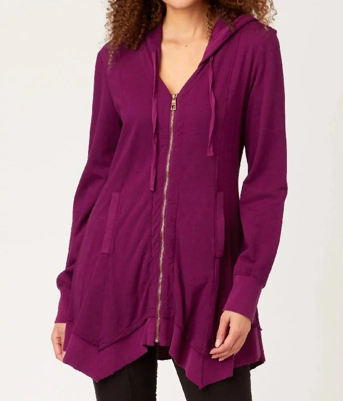 Fleece Merchantile Jacket In Anemone