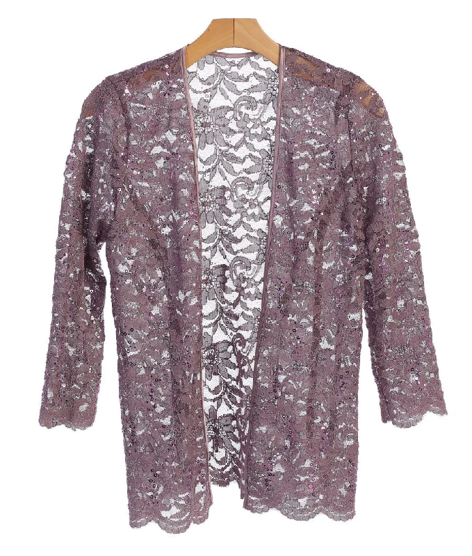 Mauve S Formal Lace Scallop Edge Jacket Sale