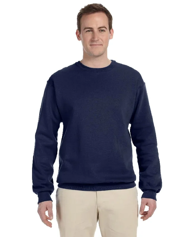 Fruit of the Loom Super Heavyweight Crewneck Sweatshirt | J Navy