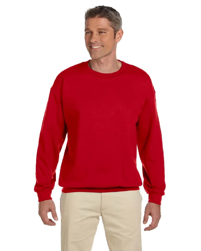 Gildan Lightweight 50/50 Crewneck Sweatshirt | Cherry Red