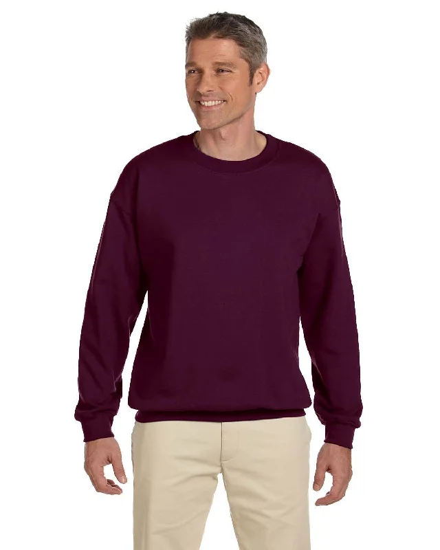 Gildan Lightweight 50/50 Crewneck Sweatshirt | Maroon