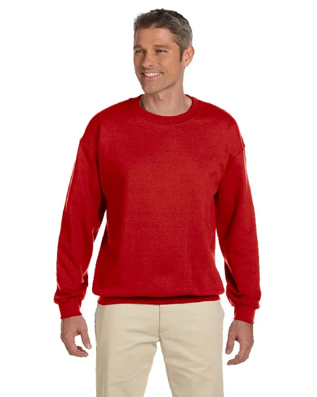 Gildan Lightweight 50/50 Crewneck Sweatshirt | Red