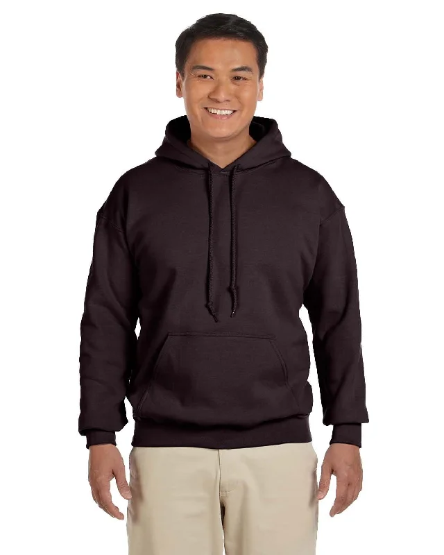 Gildan Lightweight 50/50 Hoodie Sweatshirt | Dark Chocolate