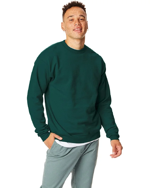 Hanes 50/50 Crewneck Sweatshirt | Deep Forest