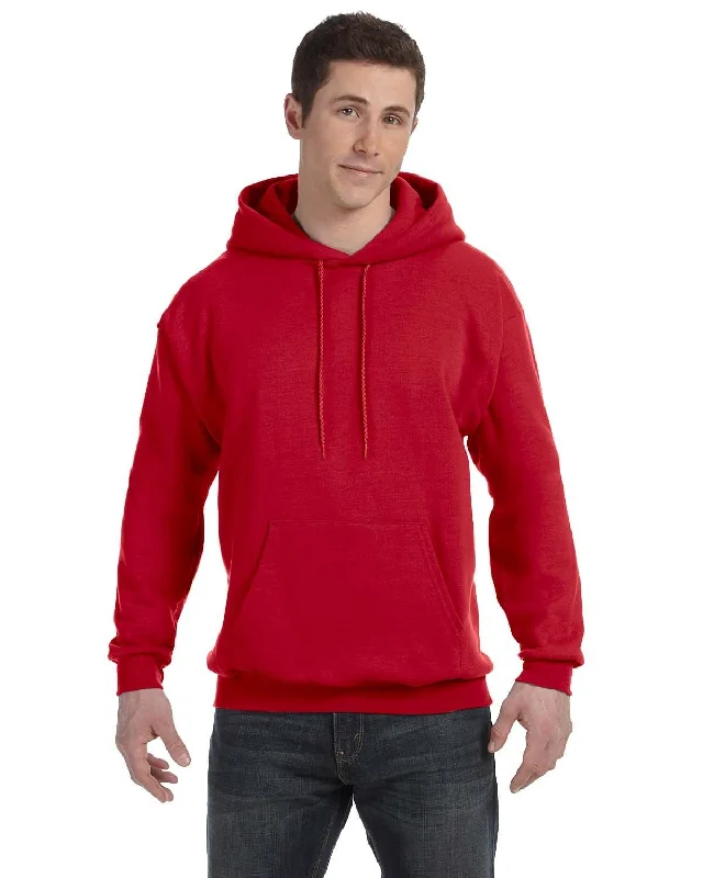 Hanes 50/50 Hoodie Sweatshirt | Deep Red