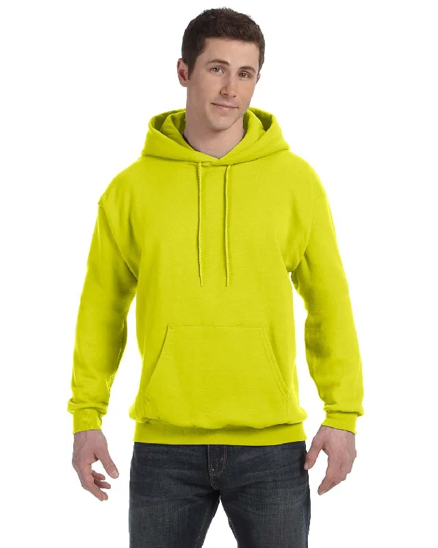 Hanes 50/50 Hoodie Sweatshirt | Safety Green