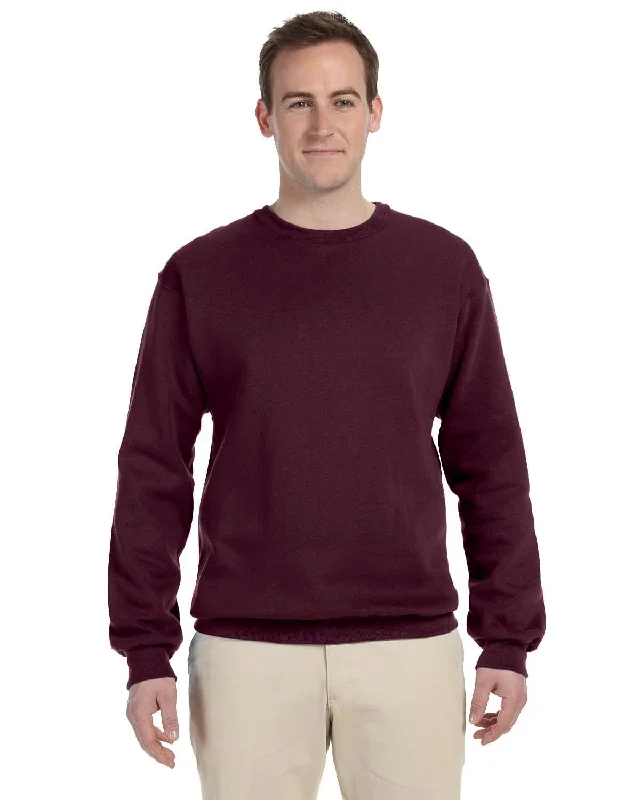 Jerzees 50/50 Crewneck Sweatshirt | Maroon