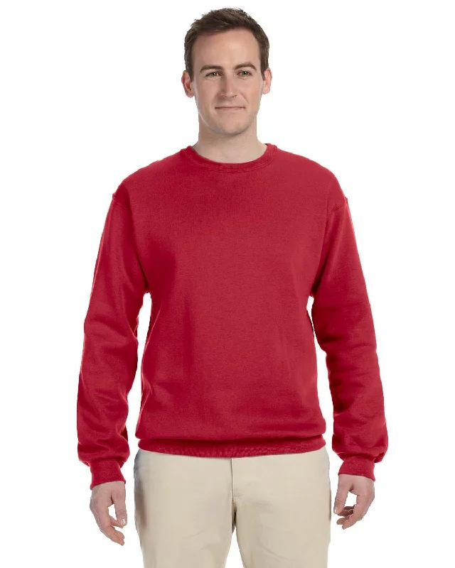 Jerzees 50/50 Crewneck Sweatshirt | True Red