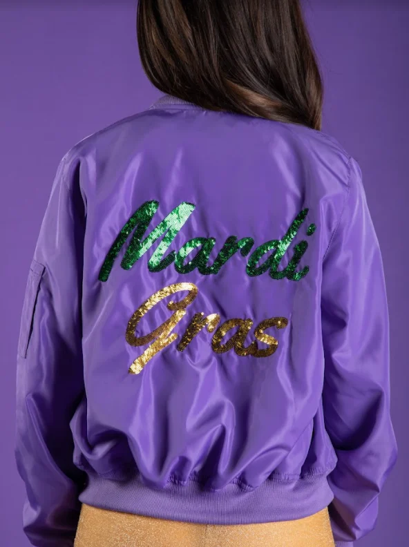 Mardi Gras Bomber Jacket