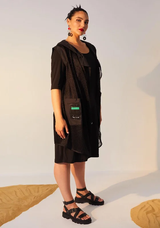 Ora Two Piece Mesh Jacket & Dress, Black Herringbone Jacket Houndstooth Jacket Plaid Jacket Ora Two Piece Mesh Jacket & Dress, Black Herringbone Jacket Houndstooth Jacket Plaid Jacket