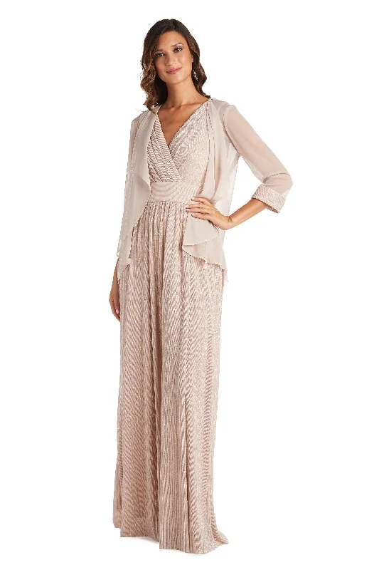 R&M Richards 2475P Long Formal Petite Jacket Dress Boat Neck Shawl Collar Notched Collar R&M Richards 2475P Long Formal Petite Jacket Dress Boat Neck Shawl Collar Notched Collar