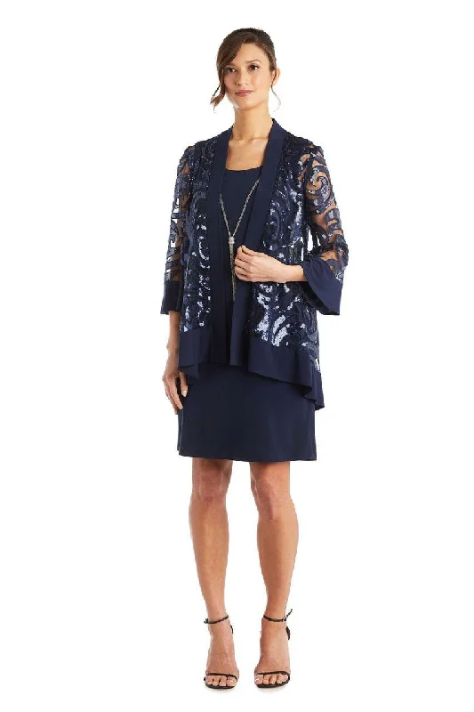 R&M Richards 2342 Short Cocktail Jacket Piece Dress Belted Jacket Elasticated Jacket Padded Jacket R&M Richards 2342 Short Cocktail Jacket Piece Dress Belted Jacket Elasticated Jacket Padded Jacket